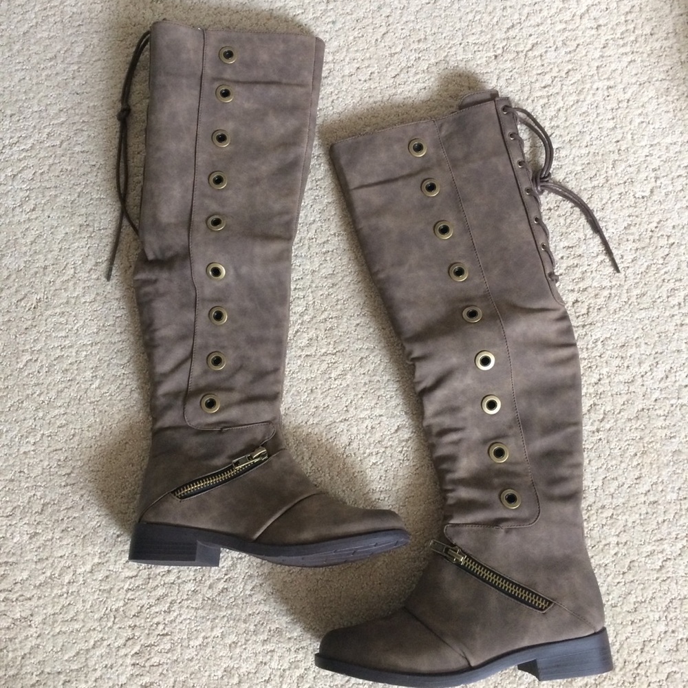 Kisses by 2 Lips over the knee boots LAST PAIR - Picture 3 of 8